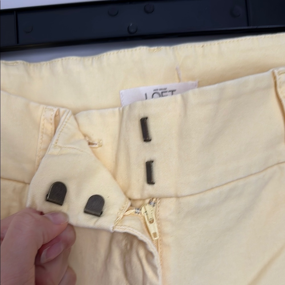 LOFT Yellow Pants - Picture 3 of 5